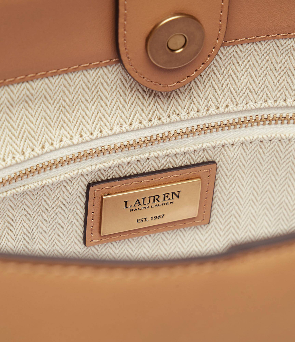 Кожаная сумка через плечо WITLEY LAUREN RALPH LAUREN - коричневый(431950855)