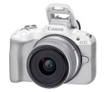 Беззеркальный фотоаппарат Canon EOS R50 Kit RF-S 18-45mm IS STM, белый (уцененный)