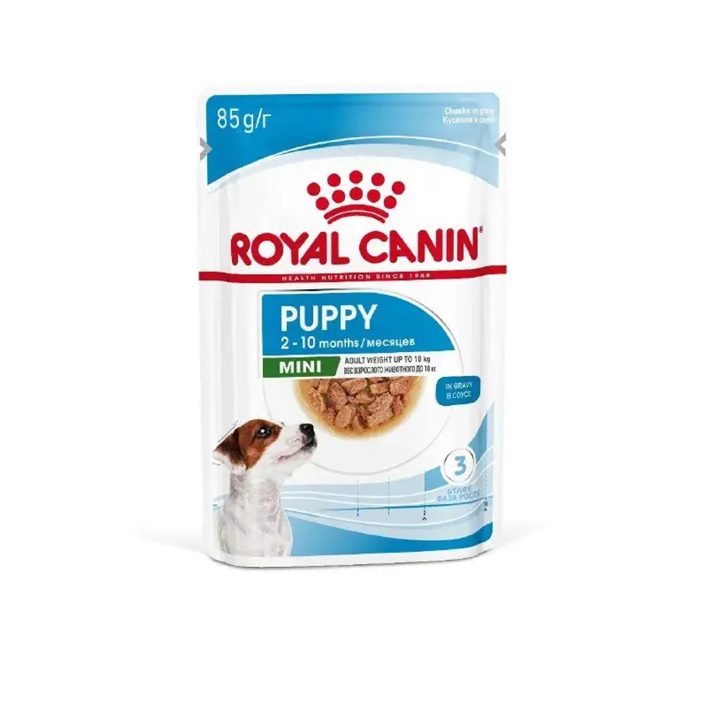Royal Canin 85г пауч Mini Puppy Влажный корм для щенков мелких пород