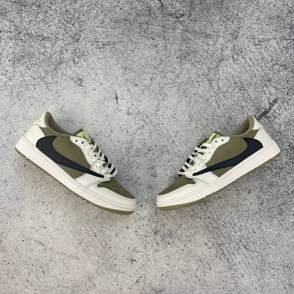Кроссовки Nike Air Jordan 1 Low Travis Scott Golf LUX