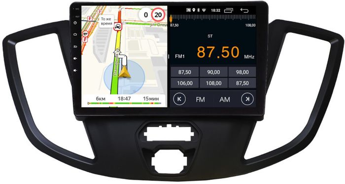Магнитола для Ford Transit 7 2014-2023 - Parafar PF463FHD на Android 13, CarPlay, 4G SIM-слот