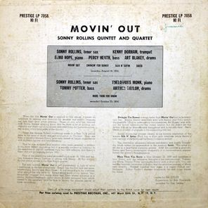 Sonny Rollins / Moving Out (LP)