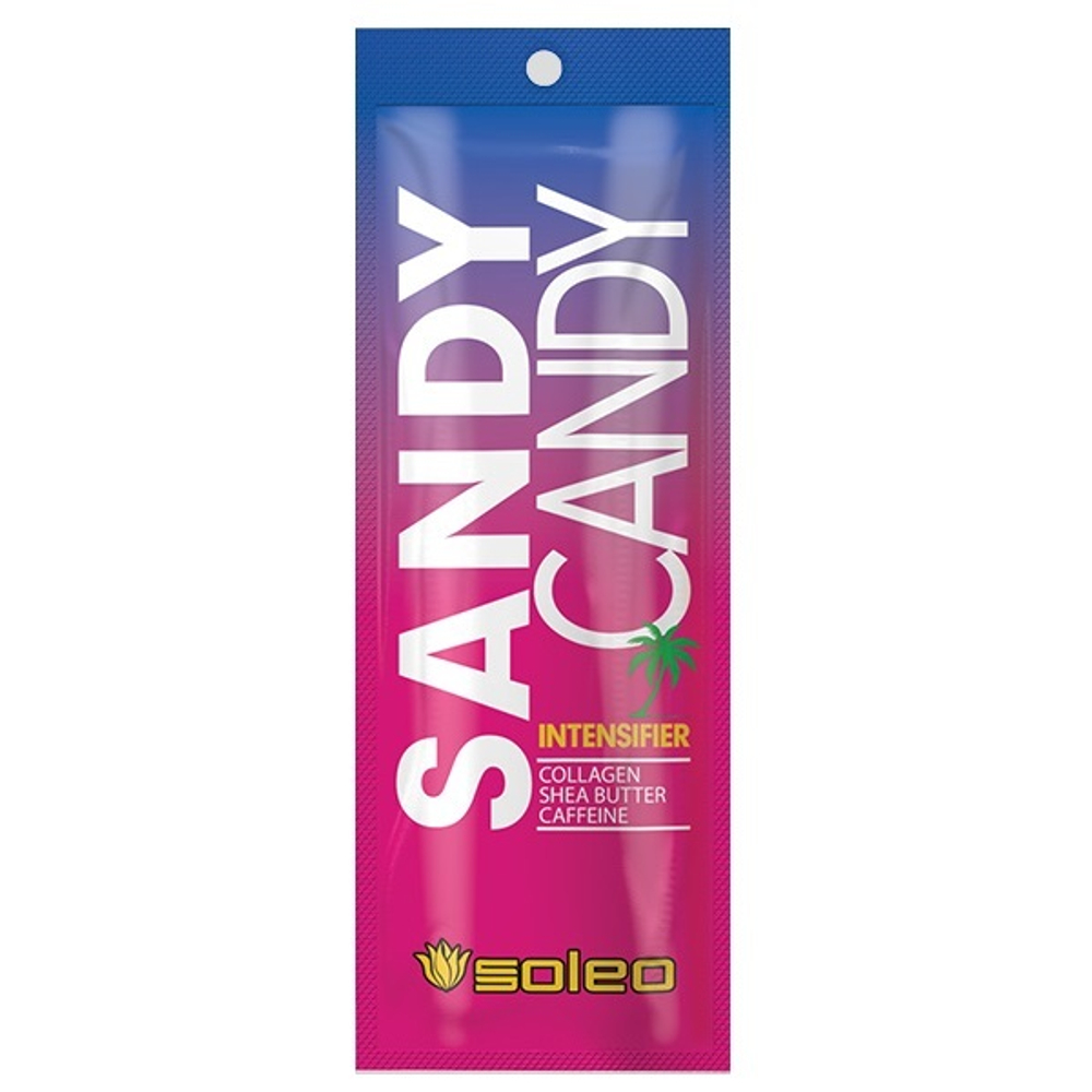 Крем с бронзирующим комплексом, коллагеном, маслом ши и кофеином Soleo Sandy Candy 15мл