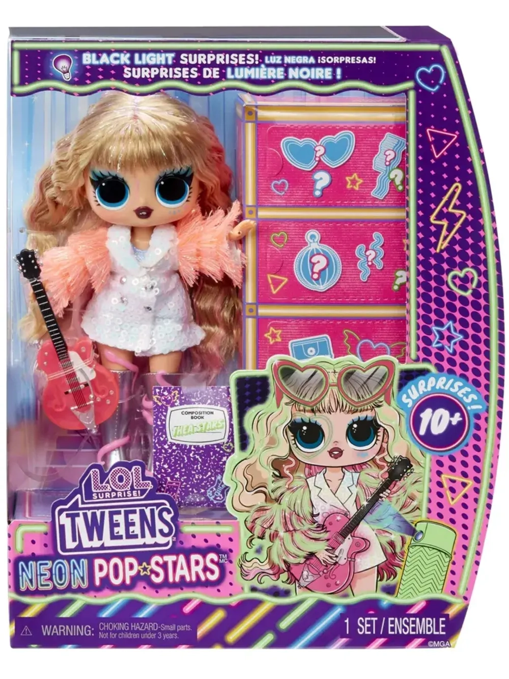Кукла Лол Твинс Tweens Neon Pop Stars Thea Stars оригинал