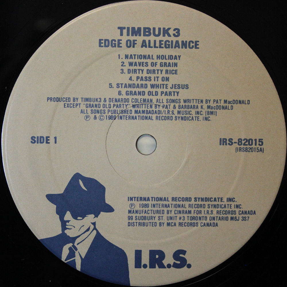 Timbuk 3 / Edge Of Allegiance (LP)