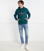 Худи CALVIN KLEIN JEANS - темно-зеленый(J30J320805)