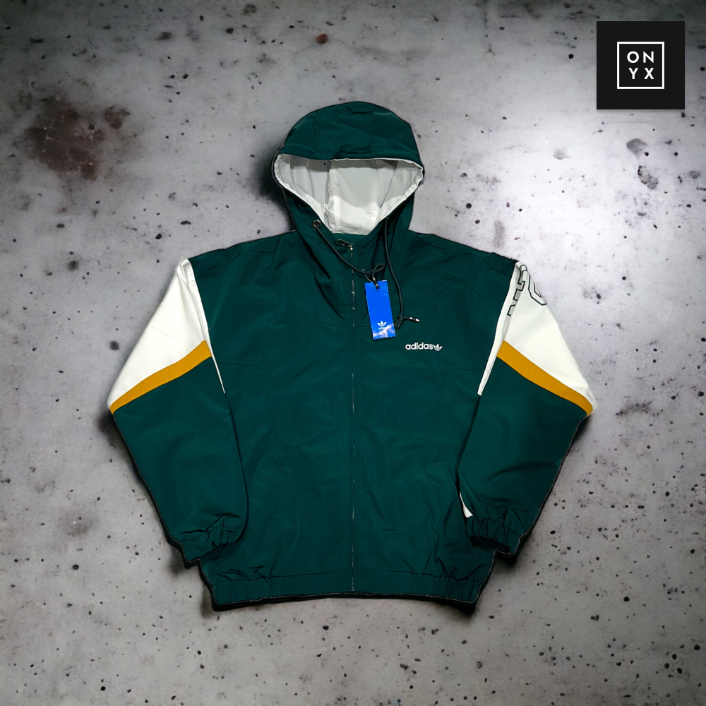 Куртка ветрозащитная Adidas #4 • Зеленый