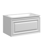 Тумба подвесная Sancos Very, Bianco 790х445х406, под столешницу без отверстия под смеситель, цвет Kreman, арт. VR80W