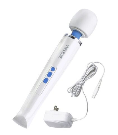 Беспроводной вибромассажер Magic Wand Rechargeable(аналог) (Цвет: белый)