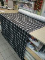 Фланель клетка ткань для шитья150х300 см