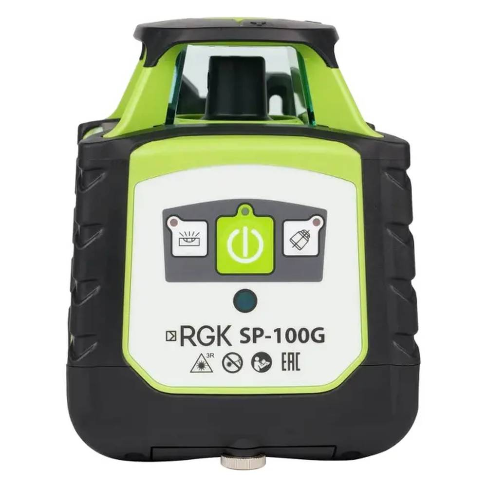 Комплект ротационного нивелира с раздвижным штативом RGK SP-100G COMBO с калибровкой 135033