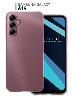 Чехол ROSCO для Samsung Galaxy A14 (арт. SS-A14-TPU-TRANSPARENT)