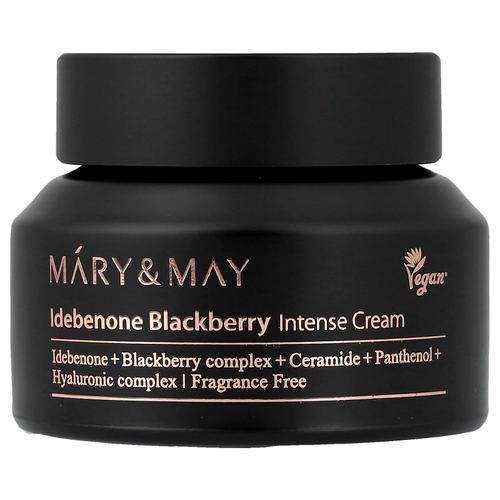 Mary & May, Idebenone Blackberry, интенсивный крем, 70 г (2,46 унции)