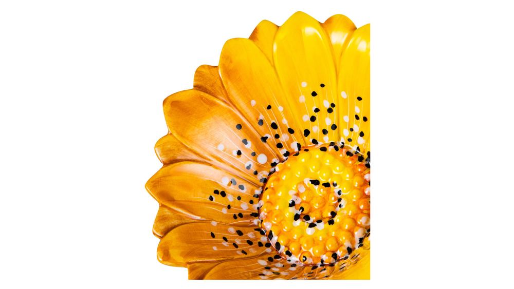 Салатник 16х16х5см 3D Edelweiss Маргаритка желтый