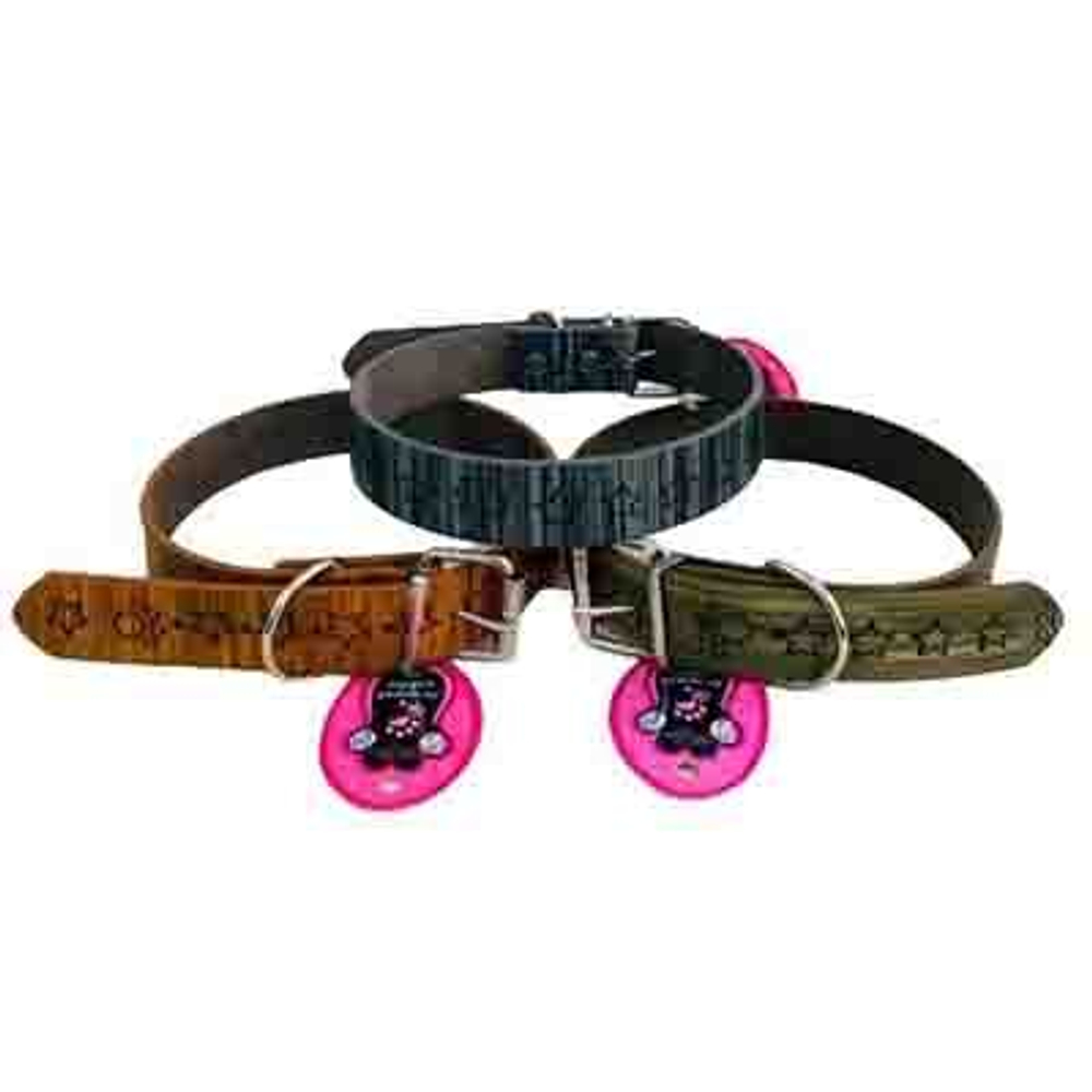 Pet Fashion Ошейник "Принт звездочка", 2,8Х62 см, олива