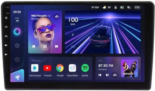 1DIN магнитола без рамки (экран 9") - Teyes CC3 Android 10, Быстрая, CarPlay, SIM-слот