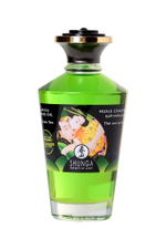 Массажное масло Shunga Organic Зеленый чай возбуждающее натуральное 100 мл