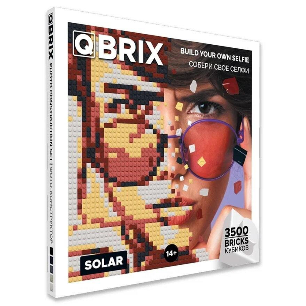 Фотоконструктор QBRIX Solar - Пксель-арт, собери свою цветную картину по фото из деталей Lego