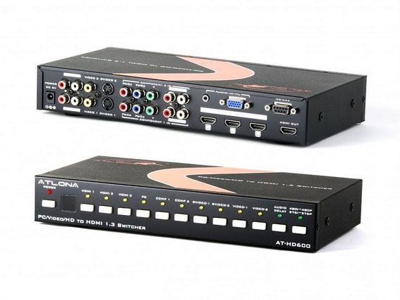 Коммутатор сигналов от разных источников в HDMI Atlona AT-HD600