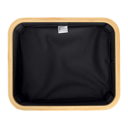 Корзина для белья 40x33x20см Smart Solutions Neat Low черная