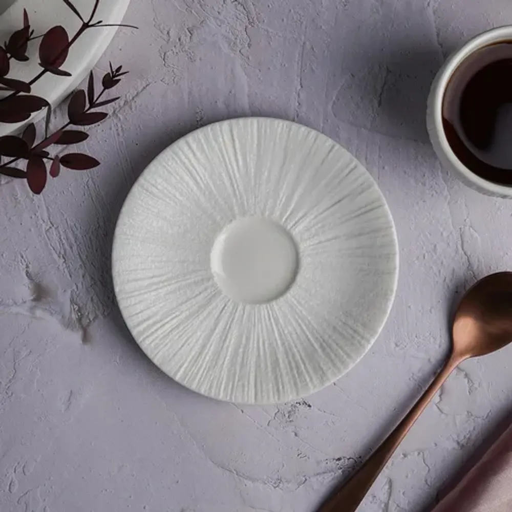 Блюдце d 12 см h1,8 см кофейное для чашки арт. 81222584 Frost White Moon P.L. Proff Cuisine [6]