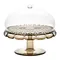 Блюдо для торта с крышкой vanity, D30 см, коричневое