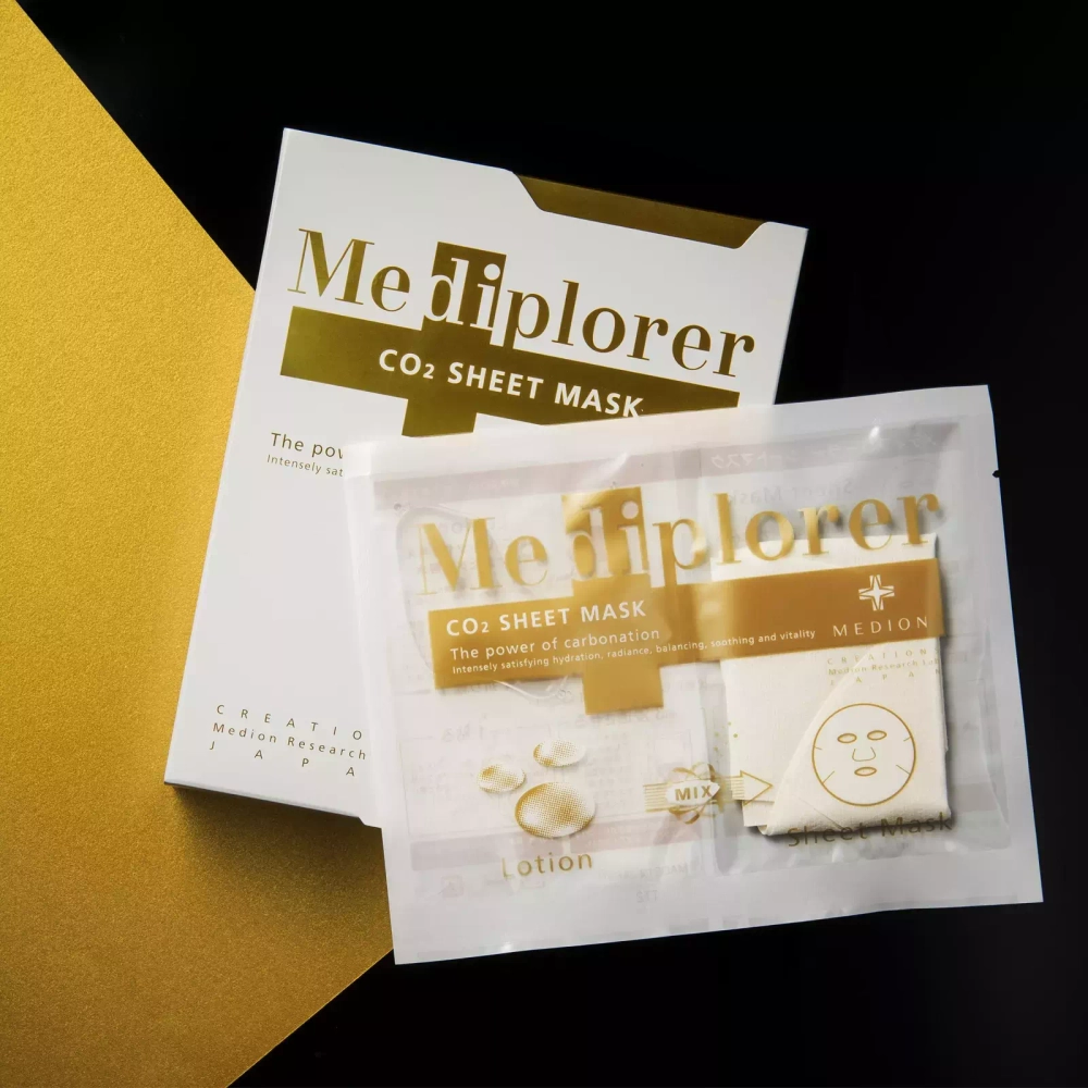 Mediplorer Тканевая маска для лица СО2 Медиплорер- CO2 Sheet Mask, 5 шт.