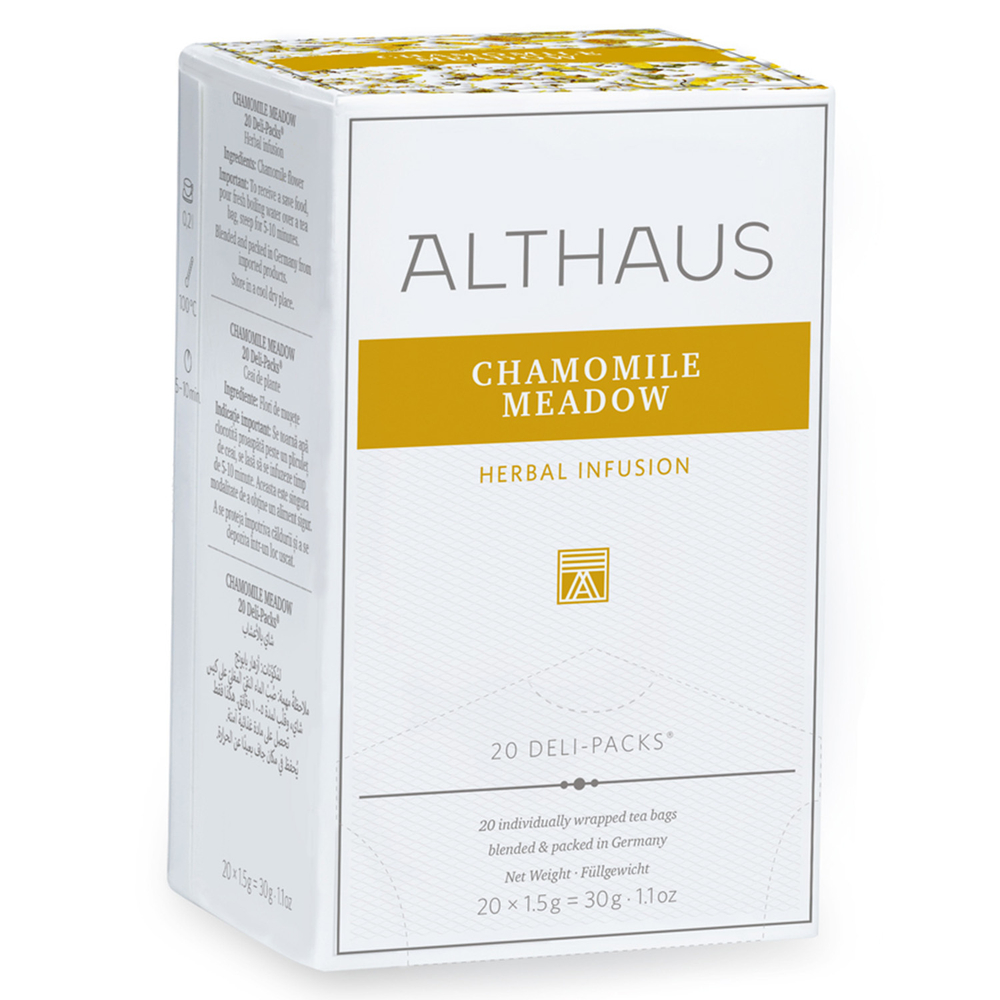 Althaus Camomile Meadow, Ромашковый Луг чай травяной в пакетиках, 20 шт