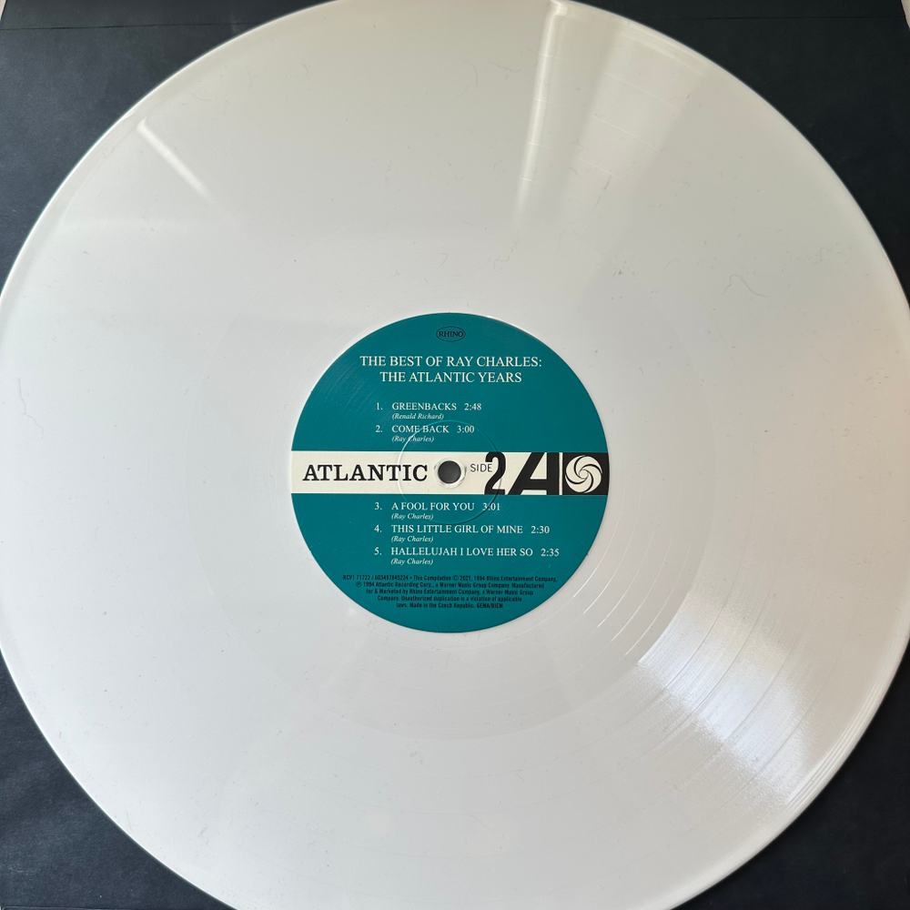 Ray Charles - The Best Of Ray Charles: The Atlantic Years 2LP (Европа 2021г.)