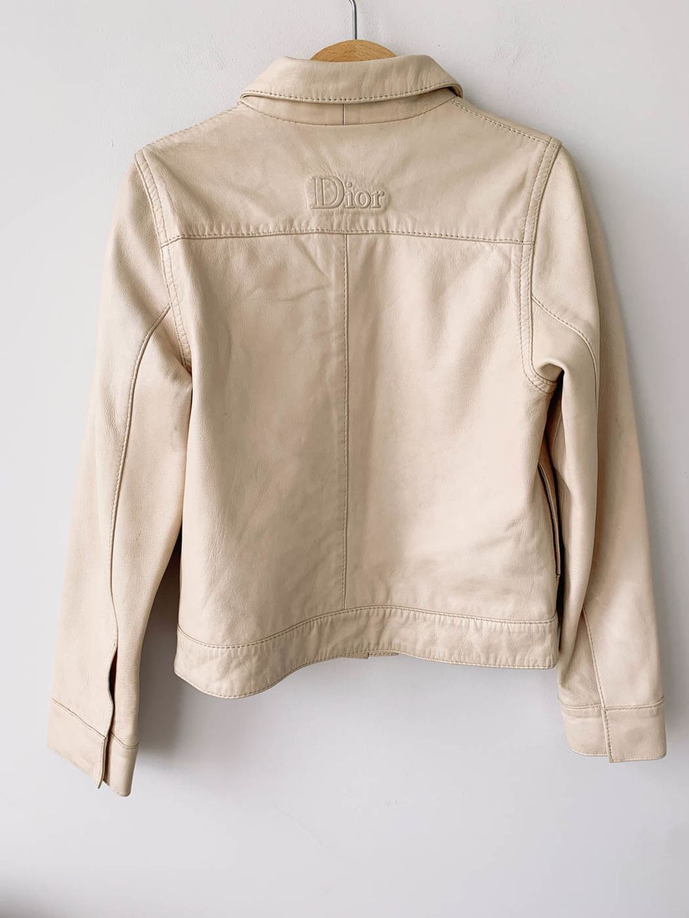 Кожаная куртка Christian Dior, 128