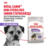 Royal Canin Mini Sterilised Мини Стерилайзд Корм сухой для взрослых стерилизованных собак мелких пород 3кг