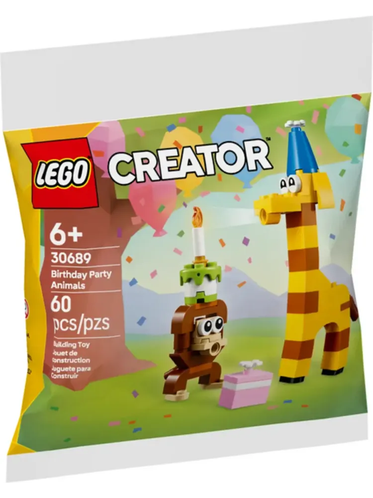 Конструктор Creator 30689 Животные на Дне Рождения