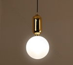 Pendant design lamp Aballs  by Parachilna (Gold,  D30)
