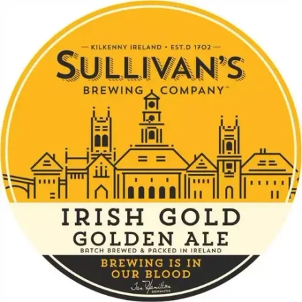 Пиво Салливанс Айриш Голд Эль / Sullivan's Irish Gold Ale 30л - кег
