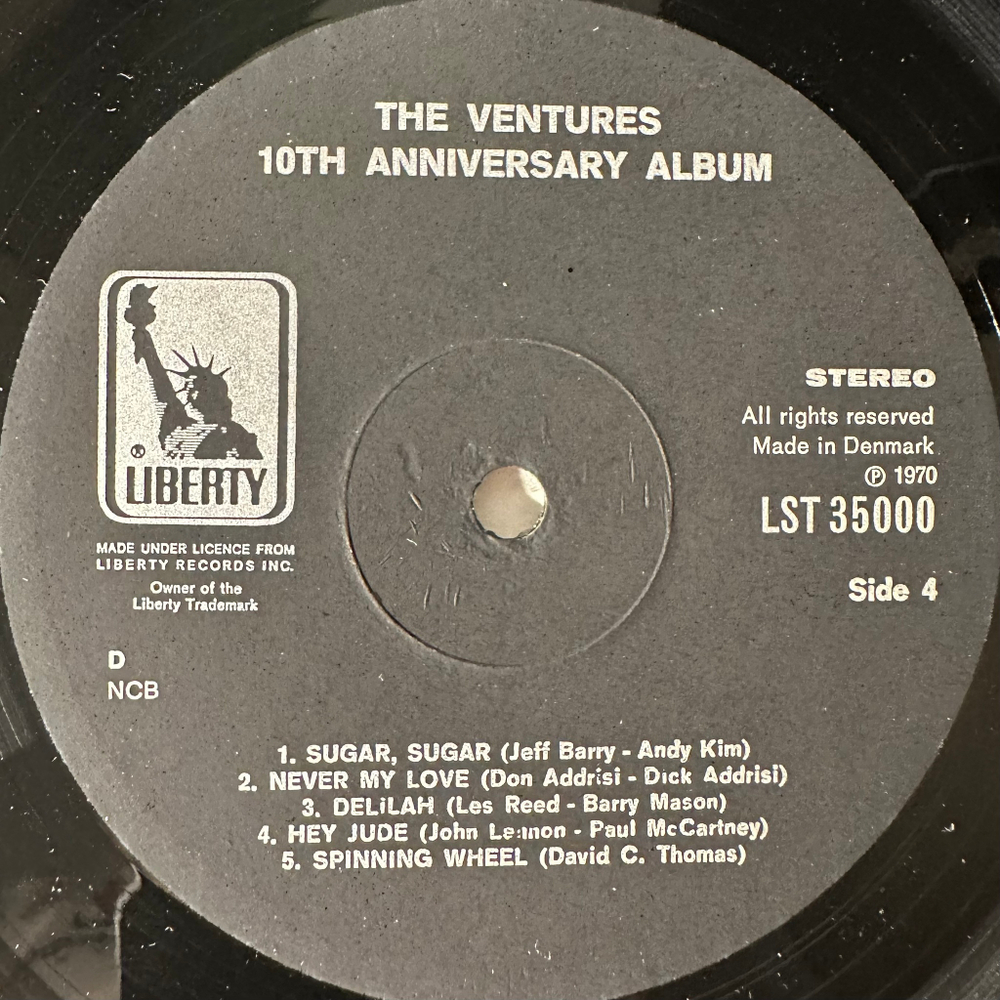 The Ventures ‎– 10th Anniversary Album 2LP (Дания 1970г.)