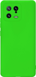 Мягкий Soft Touch чехол из силикона для XIAOMI 13 (не PRO!) с бархатной подкладкой
