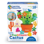 Развивающая игрушка "Кактус Гас тренирует моторику" (16 элементов) Learning Resources LER9125