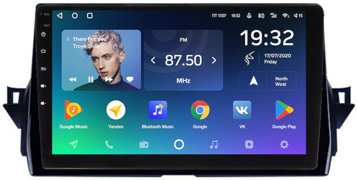 Магнитола для Toyota Camry 70 (75) 2021-2023 - Teyes CC2 PLUS монитор 10.1" QLED, Android 10, Быстрая, SIM-слот