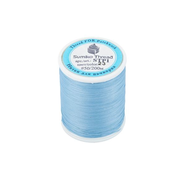 Нитки для пэчворка SumikoThread 200 м, (219 ярд), 23 голубой