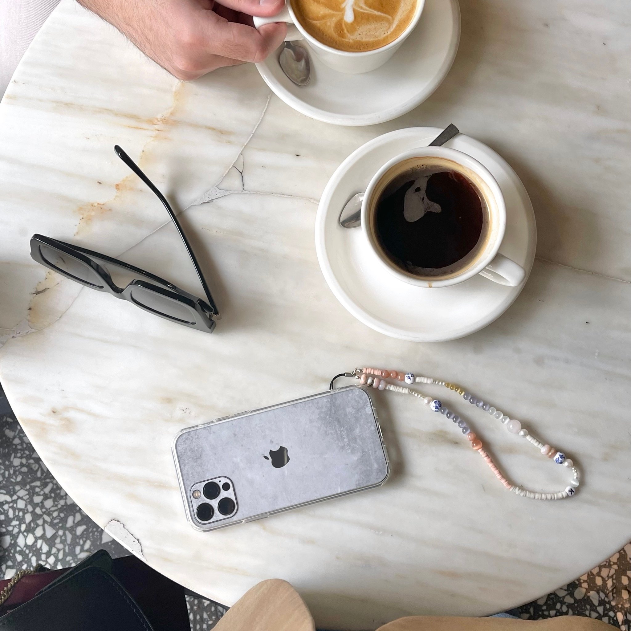 Porcelain phone strap