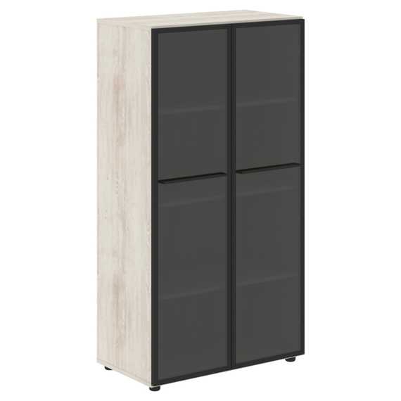 Шкаф со стеклянными дверьми LMC 80.2  800х430х1517 LOFTIS