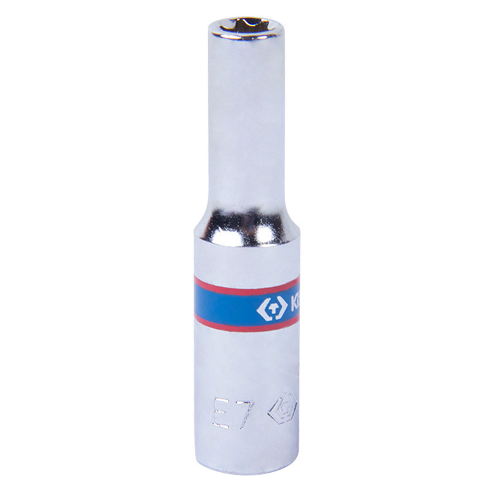 KING TONY (227507M) Головка торцевая глубокая TORX Е-стандарт 1/4", E7