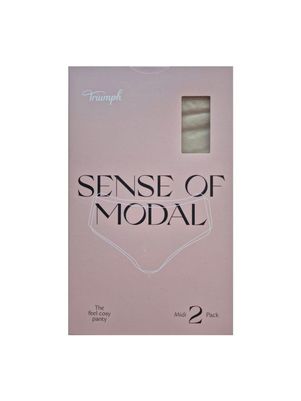 Трусы женские Triumph Sense of Modal Midi 2шт черный