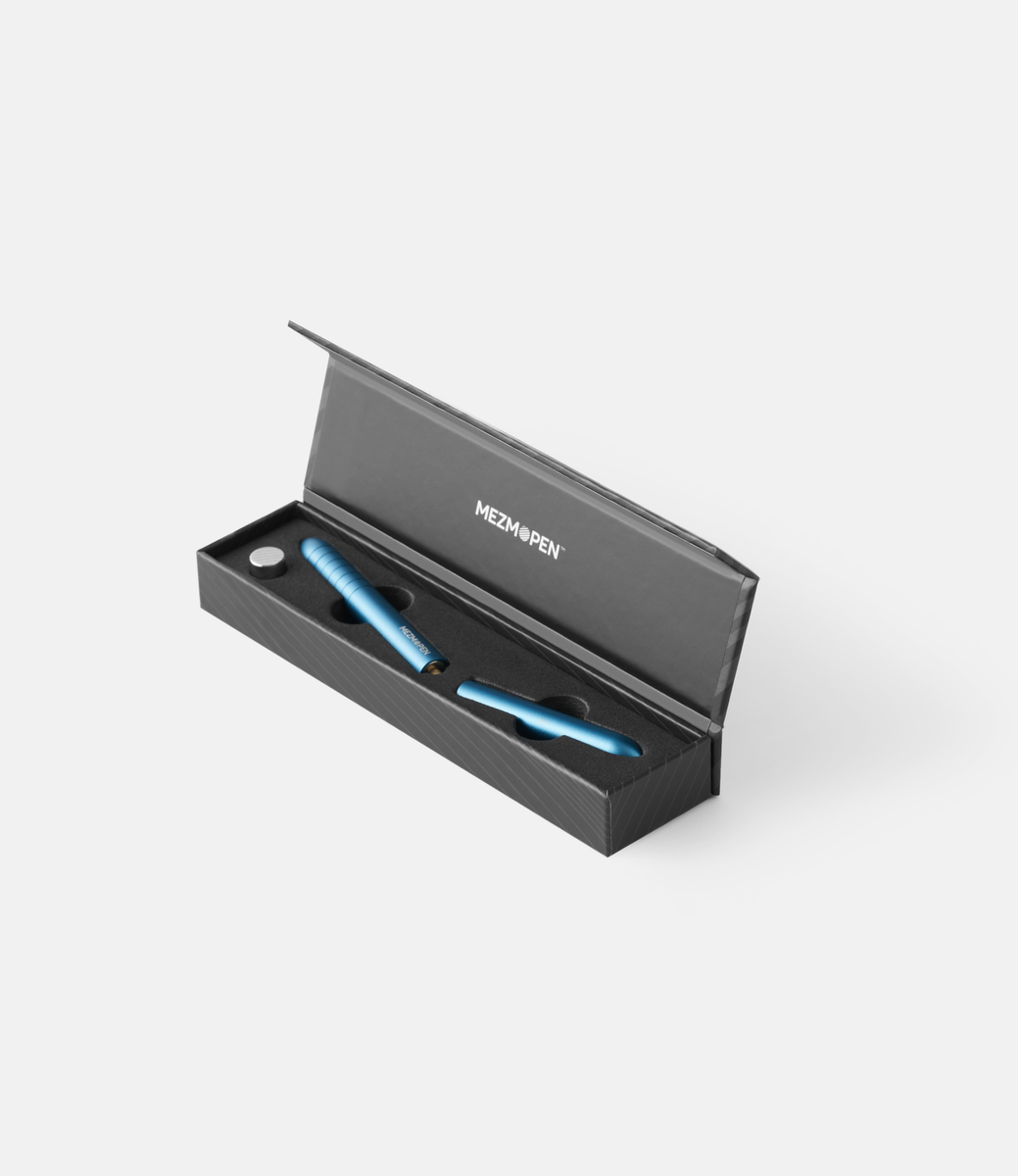 Mezmoglobe Mezmopen Aluminum Ocean Blue — магнитная ручка-трансформер из алюминия