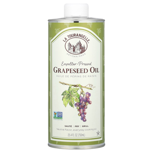 La Tourangelle, Масло из виноградных косточек, полученное методом отжима, 750 мл (25,4 жидк. унц.)