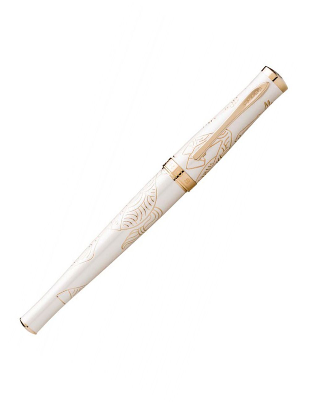 Cross Sauvage Horse Limited White перо M 18Ct (AT0316-15MD)