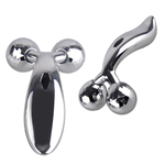 3D Ручной лифтинг массажер для лица, шеи и тела 3д MASSAGER (Silver) ZL-206