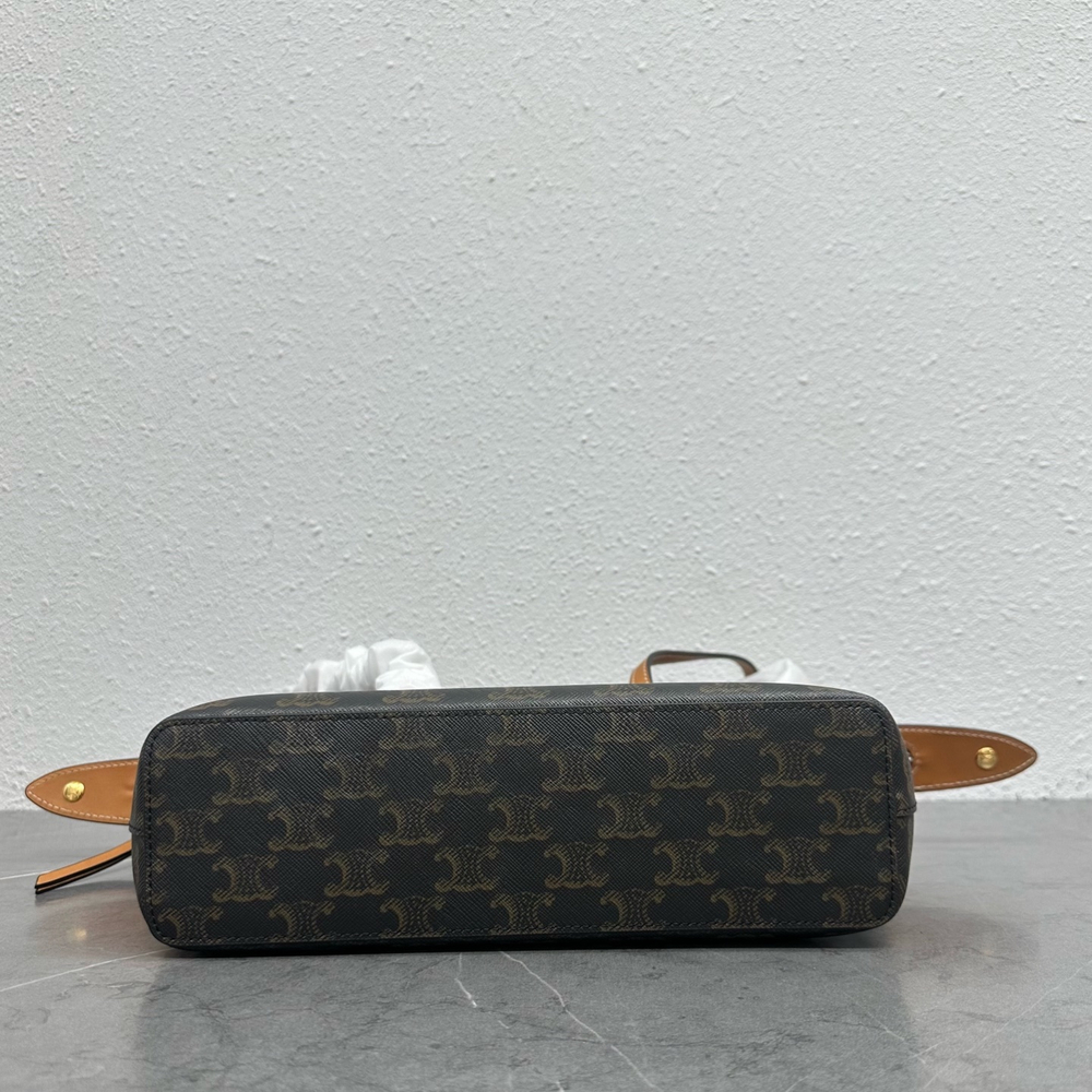Сумка Celine Duffle, коричневая — фото 5
