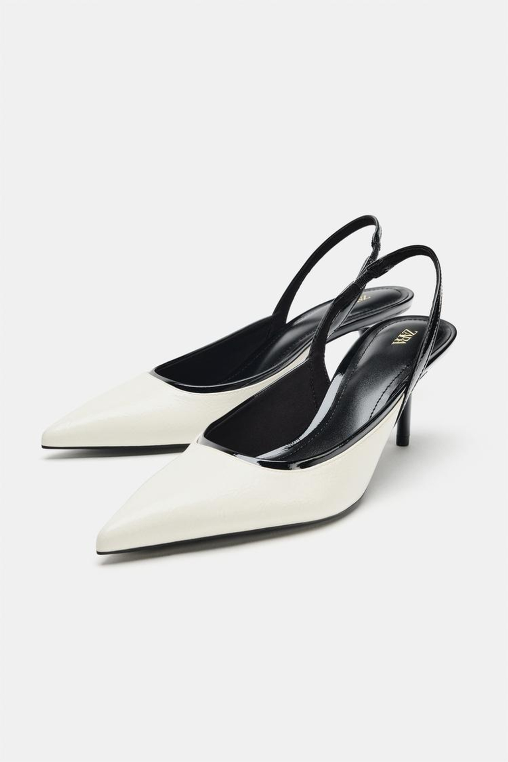 ZARA КОМБИНИРОВАННЫЕ ТУФЛИ-МЮЛИ, РАЗНОЦВЕТНЫЙ
