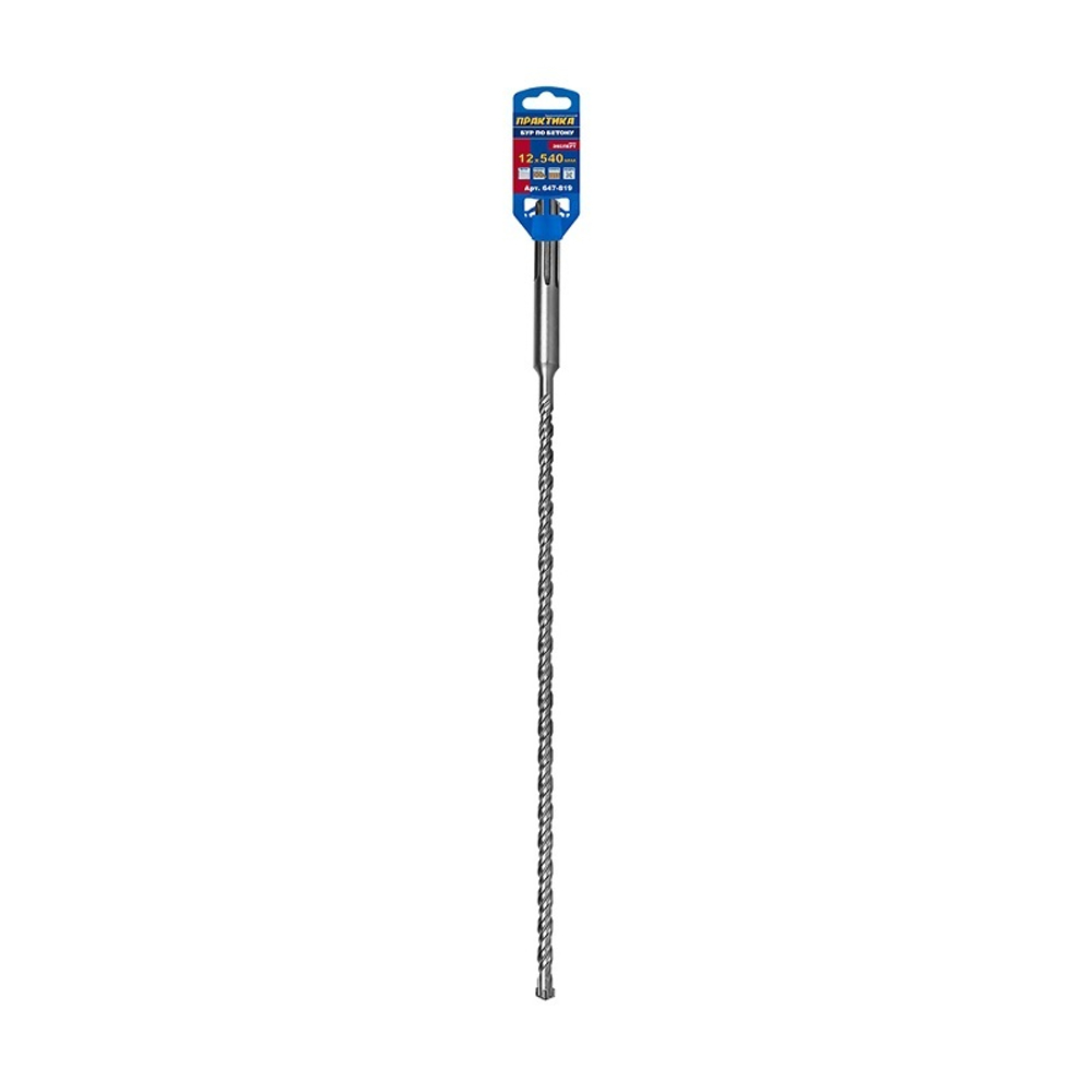 Бур по бетону SDS-max 12х400/540 мм серия Эксперт ПРАКТИКА
